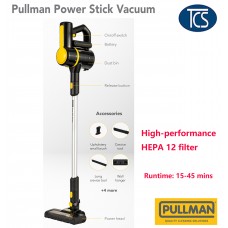 PULLMAN Powerstick Cordless Stick Vacuum Handstick 21.6V Lithium Battery 1 Year warranty 