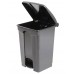 45L Commercial Foot Pedal Waste Bins x 3 Units - 100% Plastic - X-Ray and MRI Safe