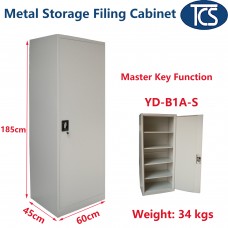 NEW Single Door Metal Steel Stationary Storage Cabinet Filing Cupboard