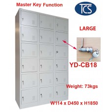 18 Door XL Metal Storage Locker w/ Alloy Locks