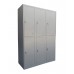 6 Door XL Metal Storage Locker w/ Alloy Locks