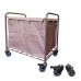 Linen Laundry Housekeeping Multi-Purpose Trolley Cart w/ Ball Bearing Wheels