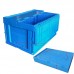 Foldable Plastic Storage Box/ Container/ Carrying Crate with Lid - 58L