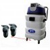 90L Wet & Dry Vacuum Cleaner with 2 x 1000W Ametek Motors ball bearing front wheels