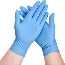 100 pcs Blue Nitrile Glove Disposable Powder Free Latex Free Medical Gloves