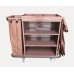 Metal Commercial Housekeeping Trolley Linen Cart - Partially Foldable