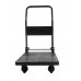 TCS New 150kg Industrial Platform Trolley Extra Long Handle Silent Rubber Wheels