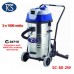 80Lt Commercial Industrial Walk Behind Wet & Dry Vacuum Cleaner with Floor Squeegee 2000W