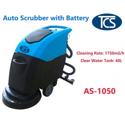 Commercial Auto Scrubber Floor Cleaner Drier Battery 20 Inch Brush Squeegee
