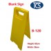 Yellow Safety Sign - Blank 