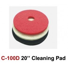 Case of 5 20" Red/White/Black Cleaning Pads Multiple Uses NEW