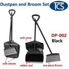 Lobby Dustpan with Cover & Broom