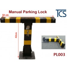 NEW Fold Down Parking Barrier LOCKABLE SECURITY BOLLARD MANUAL CONTROL