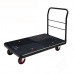 New 600kg Industrial Platform Trolley Extra Long Handle with Ultra-Silent Wheels