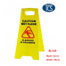 Safety Sign - Caution Wet Floor & Cleaning in Process