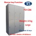 6 Door XL Metal Storage Locker w/ Alloy Locks